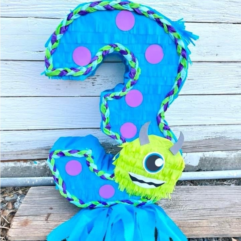 Monsters Inc Number Three Piñata